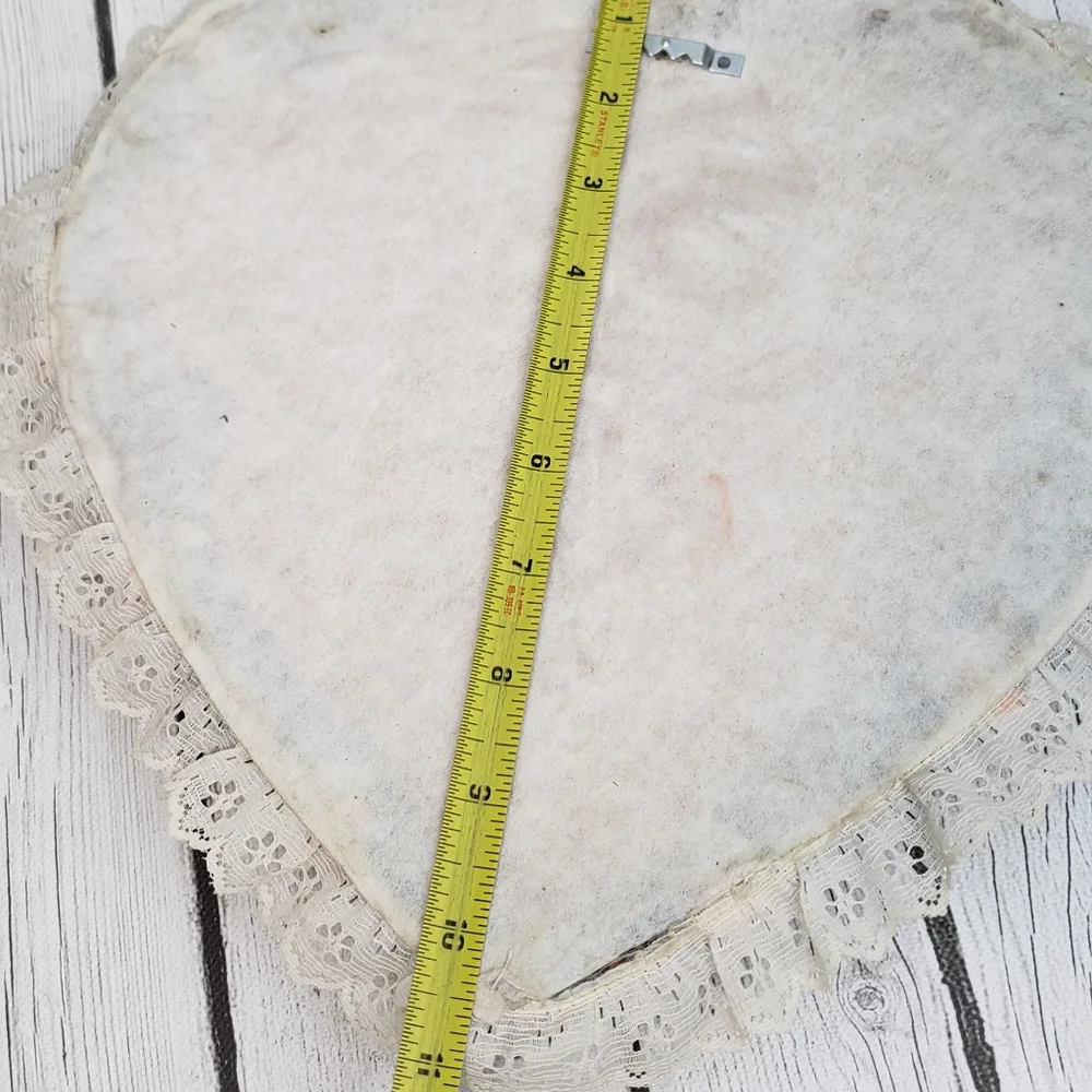 Vintage Handcrafter Pin Cushion Heart with Hooks